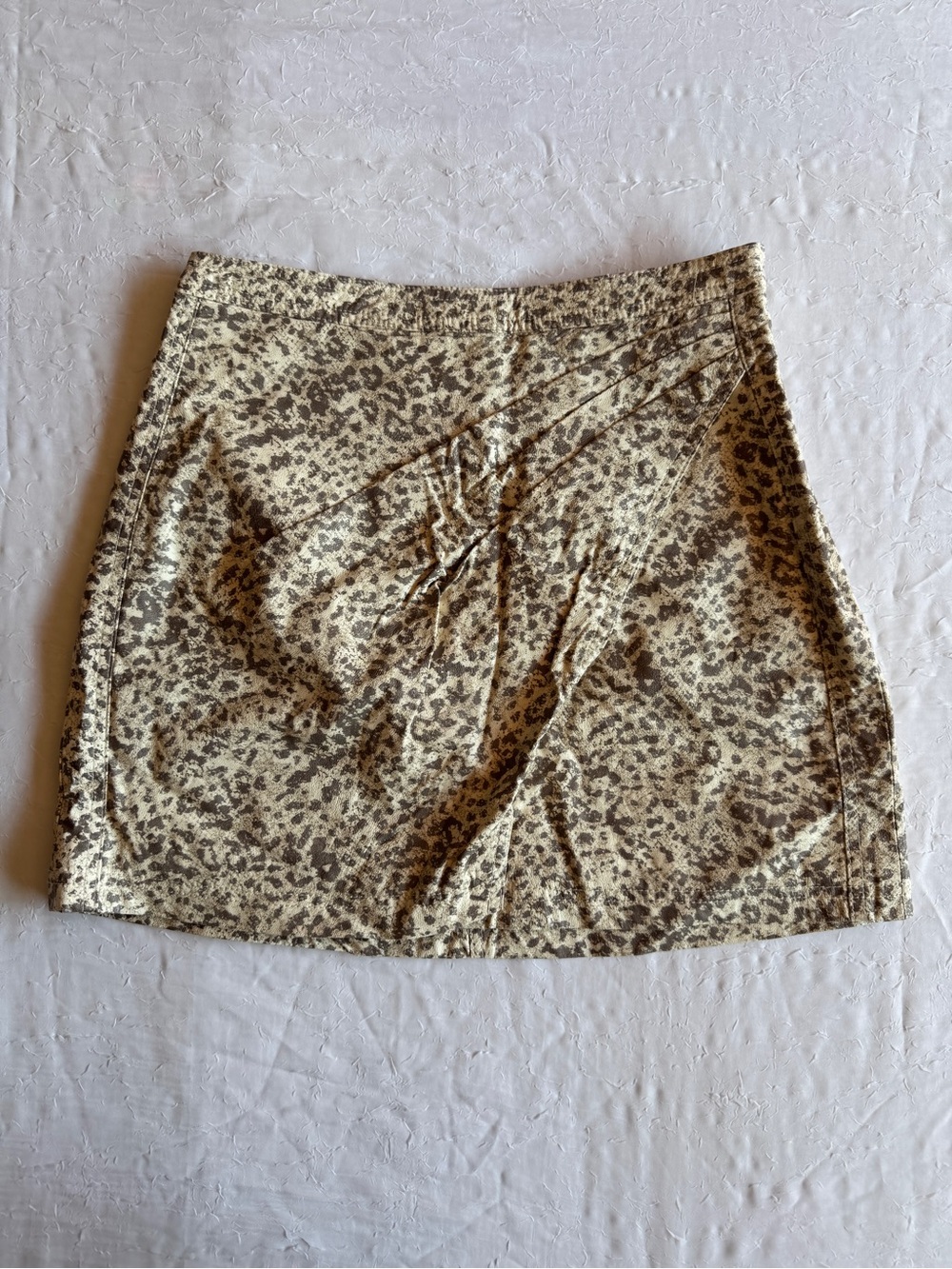 Free People Printed Fake Out Faux Wrap Skirt 13" waist - Picture 3 of 10